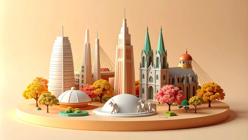 Miniatura ilustrada de São Paulo